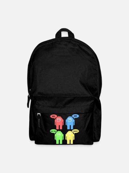 Funny Men - Backpack - black