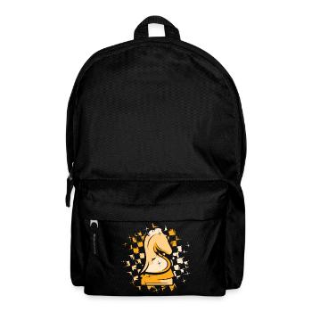 Chess Knight Couleurs Chess Pattern Illustration - Sac à dos - noir - Devant