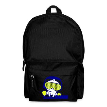 Chick Bird DJ Mixer Party Music Little Bird Cute - Backpack - black - Front