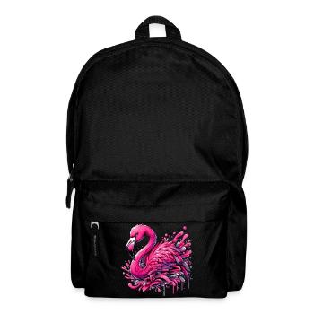 Flamingo - Rucksack - Schwarz - Vorne