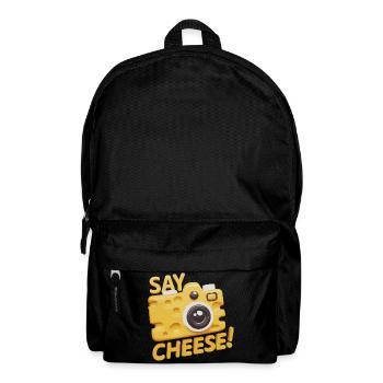 Say Cheese für einen Käseliebhaber Fotograf - Rucksack - Schwarz - Vorne