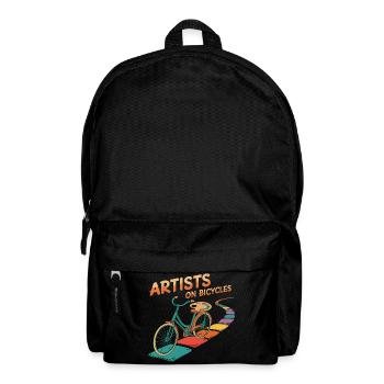 Artists on Bicycles - Backpack - black - Front