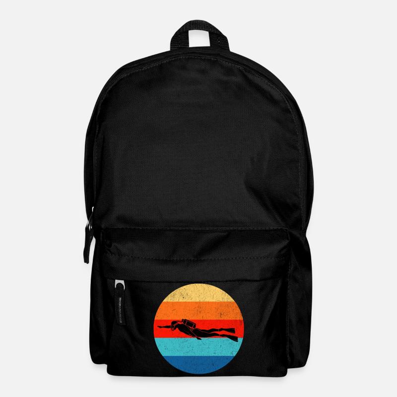 Tauchen Taucher - Rucksack - Schwarz