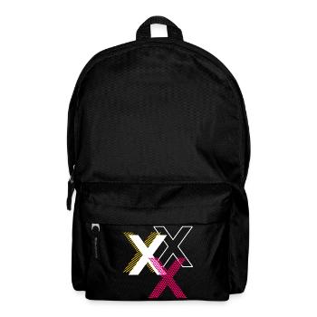 Buchstabe X - Rucksack - Schwarz - Vorne