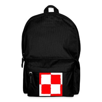 Schachbrettsymbol des polnischen Polens - Rucksack - Schwarz - Vorne