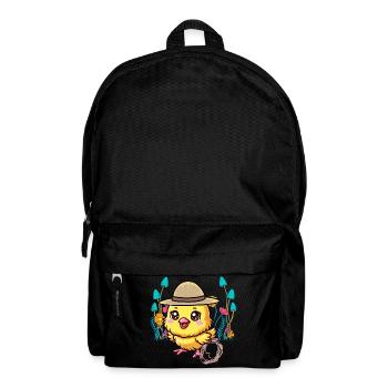 animaux mignons poussin wild west enfants enfant - Sac à dos - noir - Devant