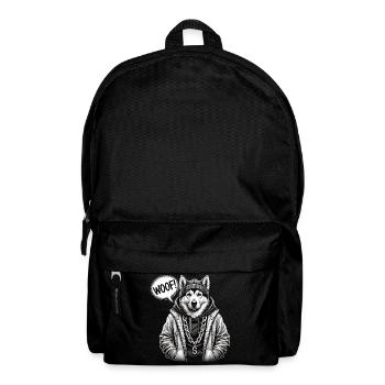 Wolfhound Streetwear Pullover Hoodie - Backpack - black - Front