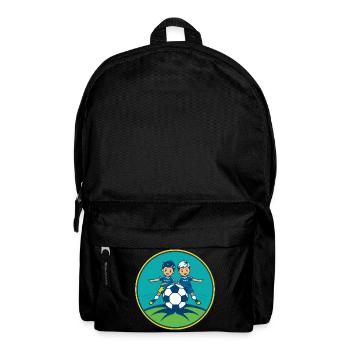 Fußball F-Jugend - Rucksack - Schwarz - Vorne
