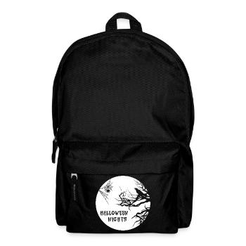 Halloween Nacht Spruch Geschenk Kostüm Rabe - Rucksack - Schwarz - Vorne