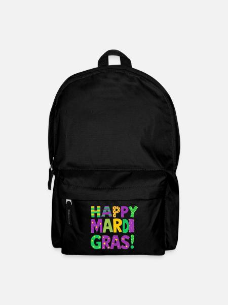 Happy Mardi Gras - Rucksack - Schwarz
