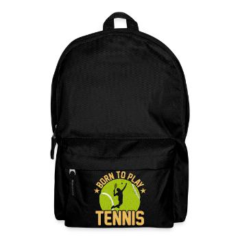 Amateur de tennis Joueur de tennis Balle de tennis Sport - Sac à dos - noir - Devant