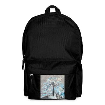 Winterlicher Baum in Aquarellstil - Rucksack - Schwarz - Vorne