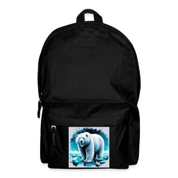 polar bear - Backpack - black - Front