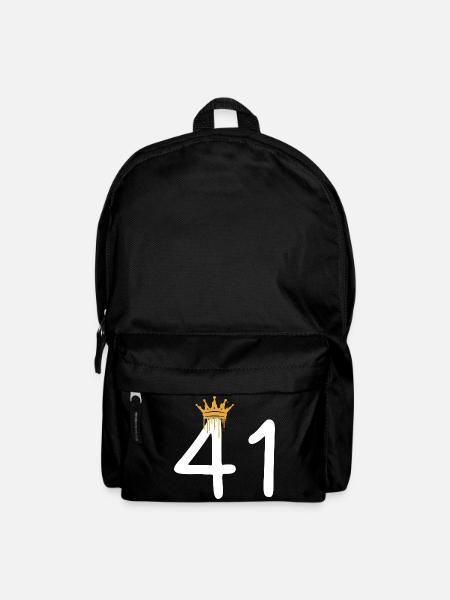 Königliche Graffiti-Nummer 41 - Rucksack - Schwarz