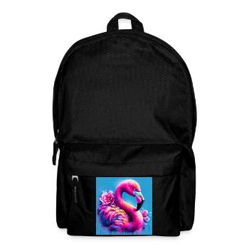 Flamant - Sac à dos - noir - Devant