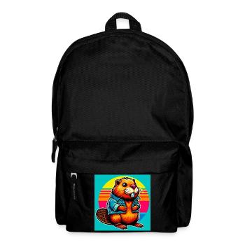 Bieber - Rucksack - Schwarz - Vorne