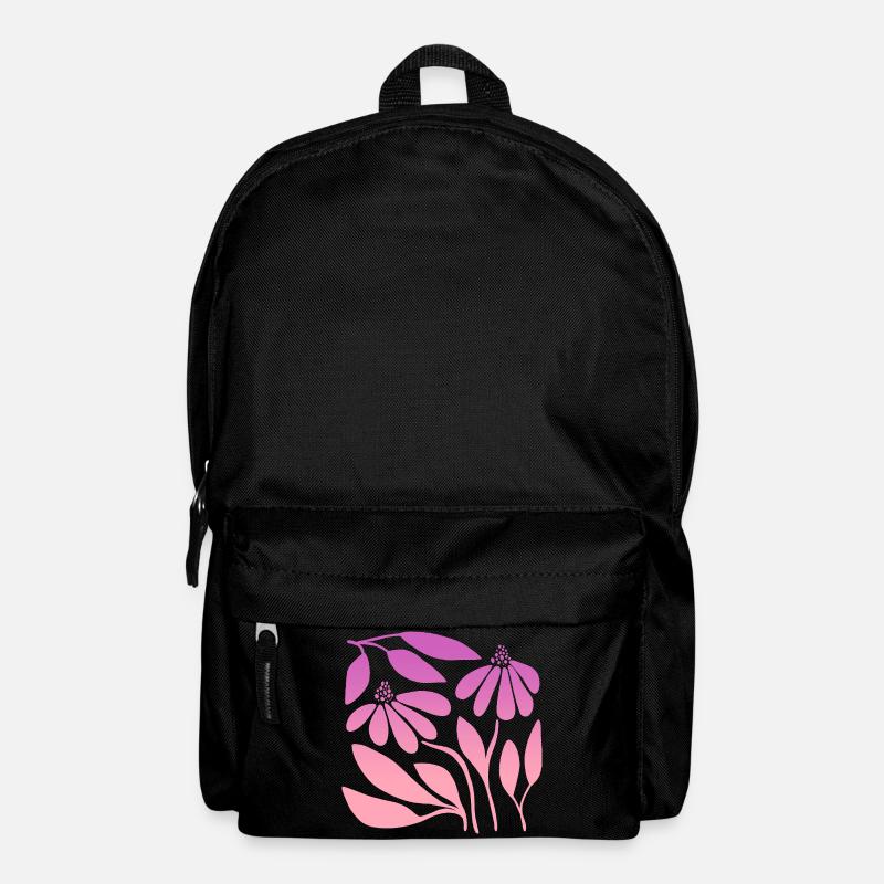 Marguerite en Rose Dégradé - Sac à dos - noir