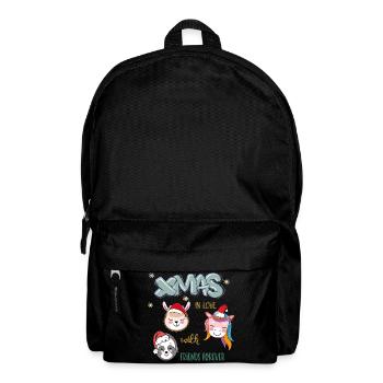 Amis de Noël - Sac à dos - noir - Devant