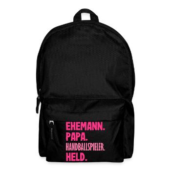 Handball Joueurs Handball Handball Cadeaux - Sac à dos - noir - Devant