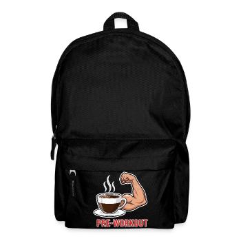 Kaffee Kraft Pre-Workout - Rucksack - Schwarz - Vorne