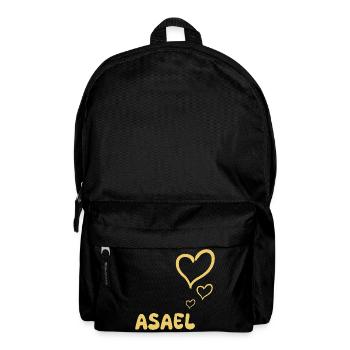 Cadeau pour Asaël - Sac à dos - noir - Devant
