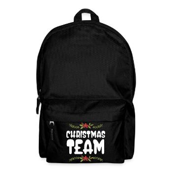 Weihnachten Team Christmas - Backpack - black - Front