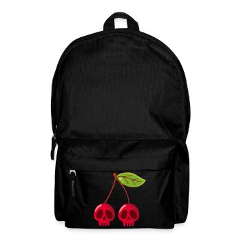 Crânes de cerises - Sac à dos - noir - Devant