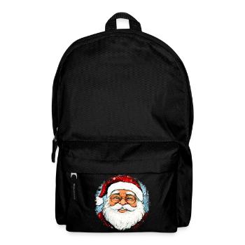 Weihnachten Weihnachtsmänner - Rucksack - Schwarz - Vorne