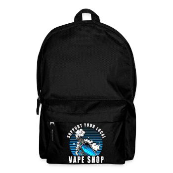 Vape Vaper E Cigarette Saying Vaping Gift - Backpack - black - Front