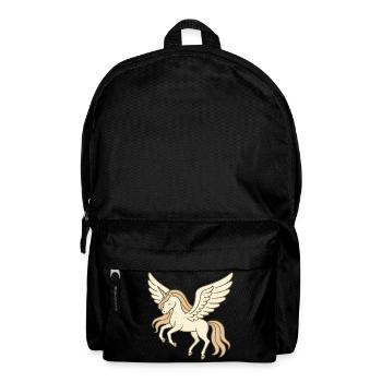 Licorne pégase pastel volante avec des ailes - Sac à dos - noir - Devant