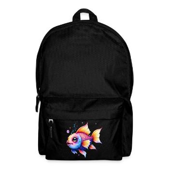 Verseau arc-en-ciel vibrant - Sac à dos - noir - Devant