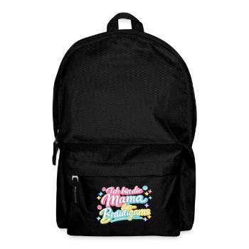 Mama des Bräutigams Geschenkidee - Rucksack - Schwarz - Vorne