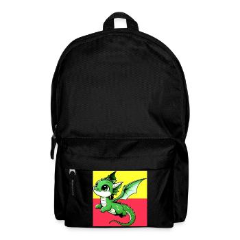 Drache - Rucksack - Schwarz - Vorne