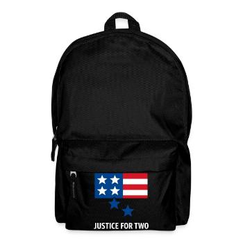 Justice For Two - Backpack - black - Front