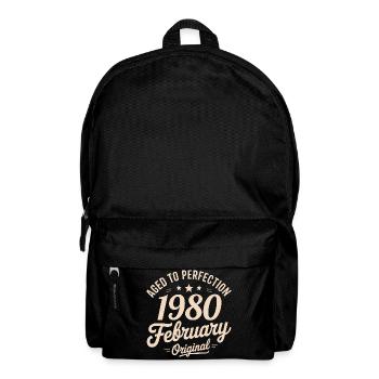 Février 1980 - February 1980 - Sac à dos - noir - Devant
