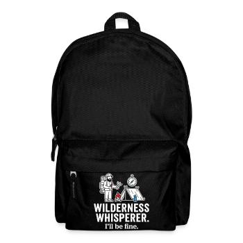 Wilderness Whisperer Camping Adventure - Backpack - black - Front