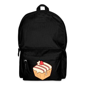 Cupcake backen, Bäckerei, Konditorei - Rucksack - Schwarz - Vorne