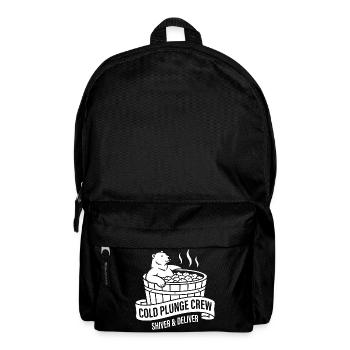 Polar bear in the cold bath: Cold Plunge Crew - Backpack - black - Front