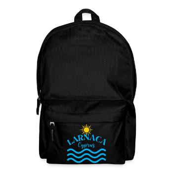 Larnaka-Zypern-Sonnenwellen - Rucksack - Schwarz - Vorne