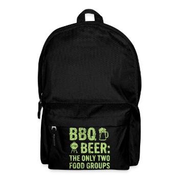 T-shirt barbecue, sweat à capuche, idée cadeau pour Grill Master - Sac à dos - noir - Devant