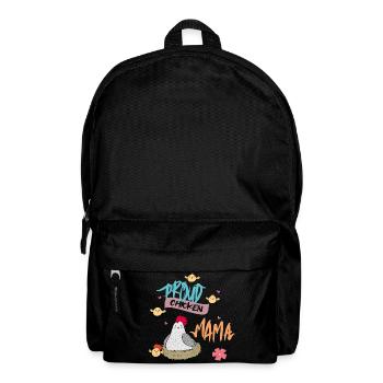 Stolze Huhn Mama - Rucksack - Schwarz - Vorne