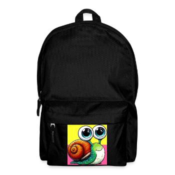 Escargot - Sac à dos - noir - Devant