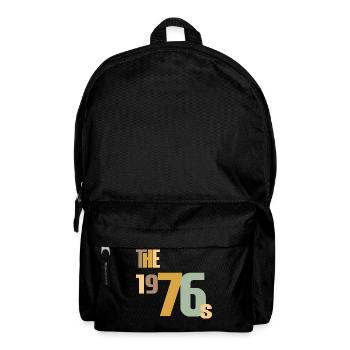 Vintage Year 1976 Anniversary 50 Years Gift Idea - Backpack - black - Front