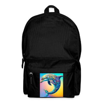 Delfin - Rucksack - Schwarz - Vorne