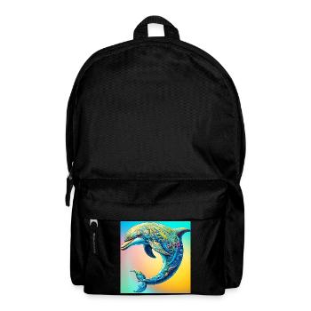 Delfin - Rucksack - Schwarz - Vorne
