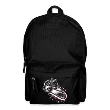Chainsaw Tool Lumberjack Design - Backpack - black - Front