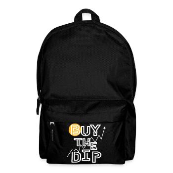 Buy the dip! - Backpack - black - Front