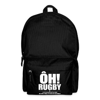 rugby intelligent - Sac à dos - noir - Devant
