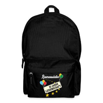 Raumausstatter 10 Jahre Jubiläum Raumausstattung - Rucksack - Schwarz - Vorne