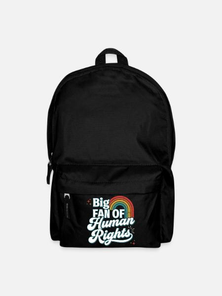 Pride Month LGBTQ – großer Fan der Menschenrechte - Rucksack - Schwarz